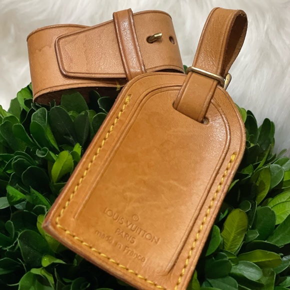 Authentic Louis Vuitton Luggage Tag and Belt - Picture 4 of 7